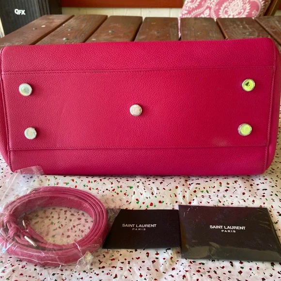 Fushia Pink Saint Laurent Bag - Picture 3 of 7